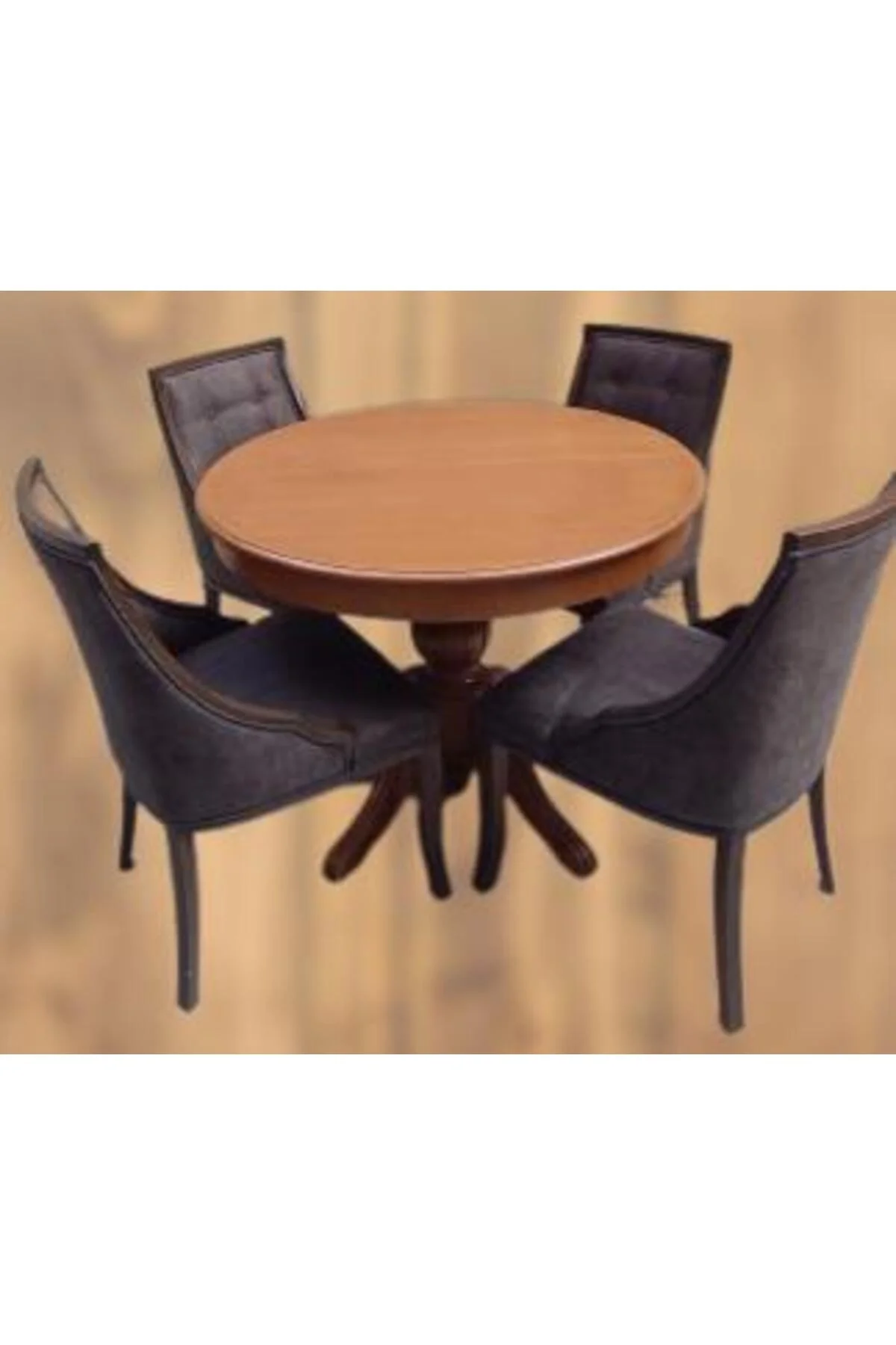 Masa ST Baba 90145 Ihlamur Ayak Model Sandalye Zus 40 Asil Ahşap MDF Kapitoneli - Görsel 6