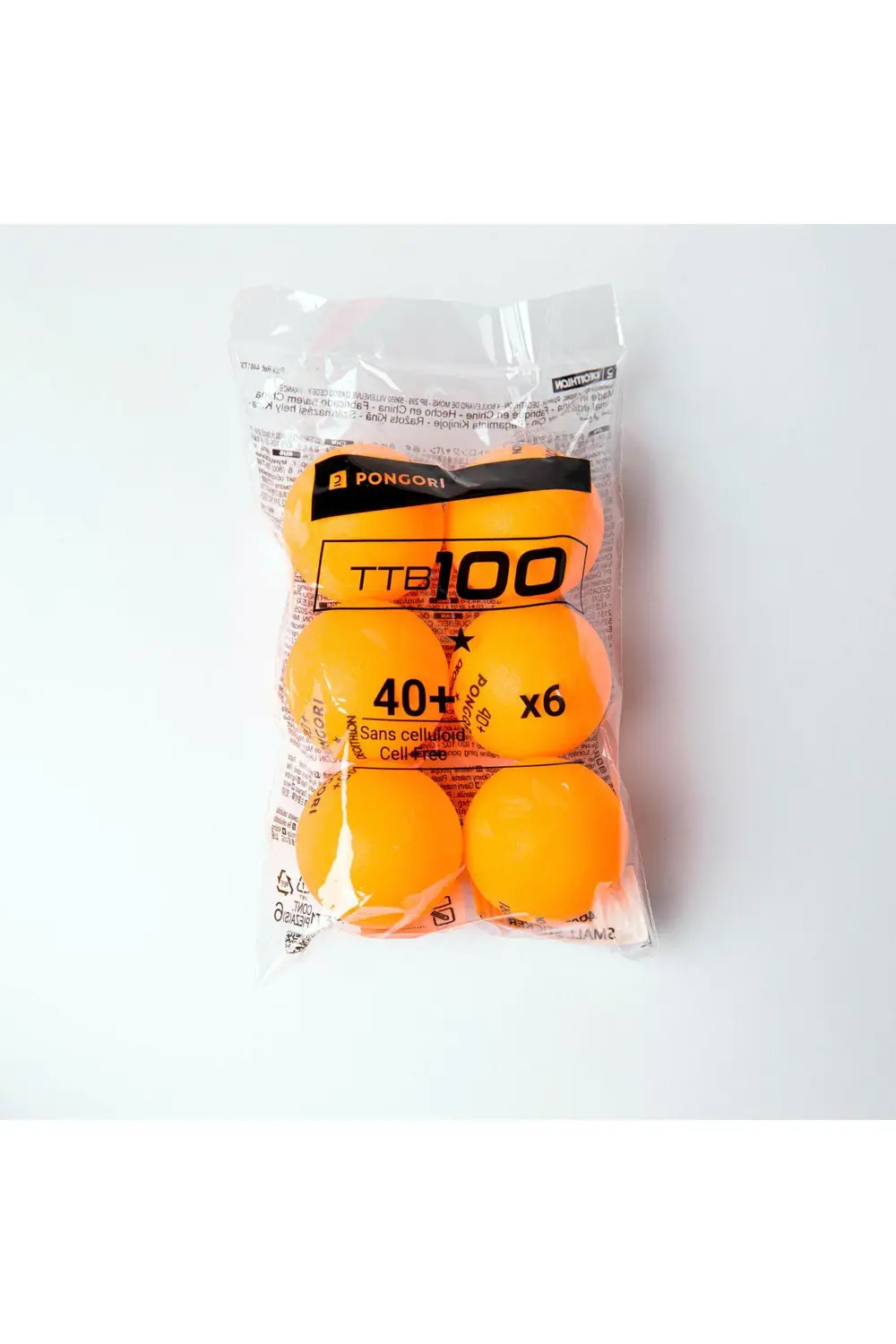 Masa Tenisi Pinpon Topu Selüloit içermeyen ve dayanıklı plastik Y