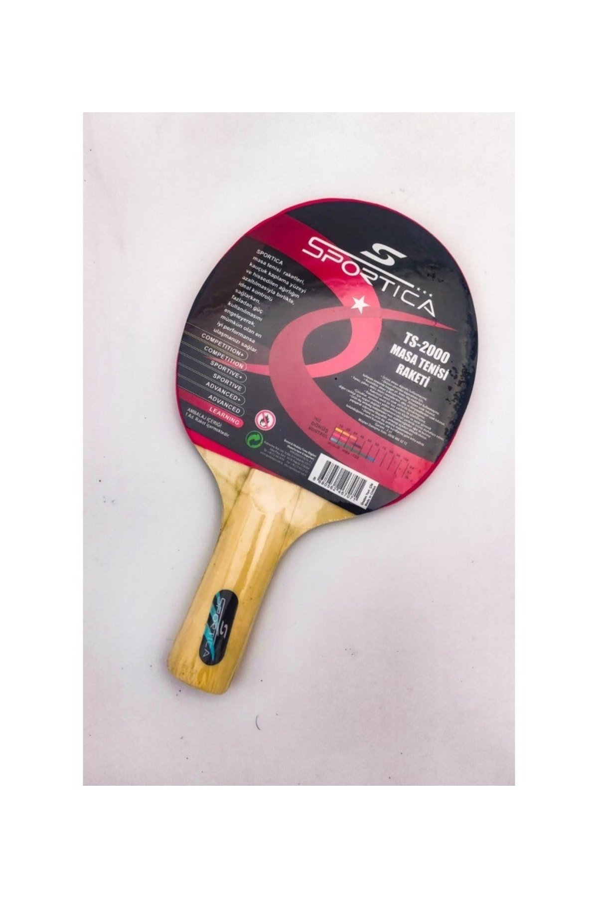 Sportica Masa Tenisi Raketi Tekli 1 Adet