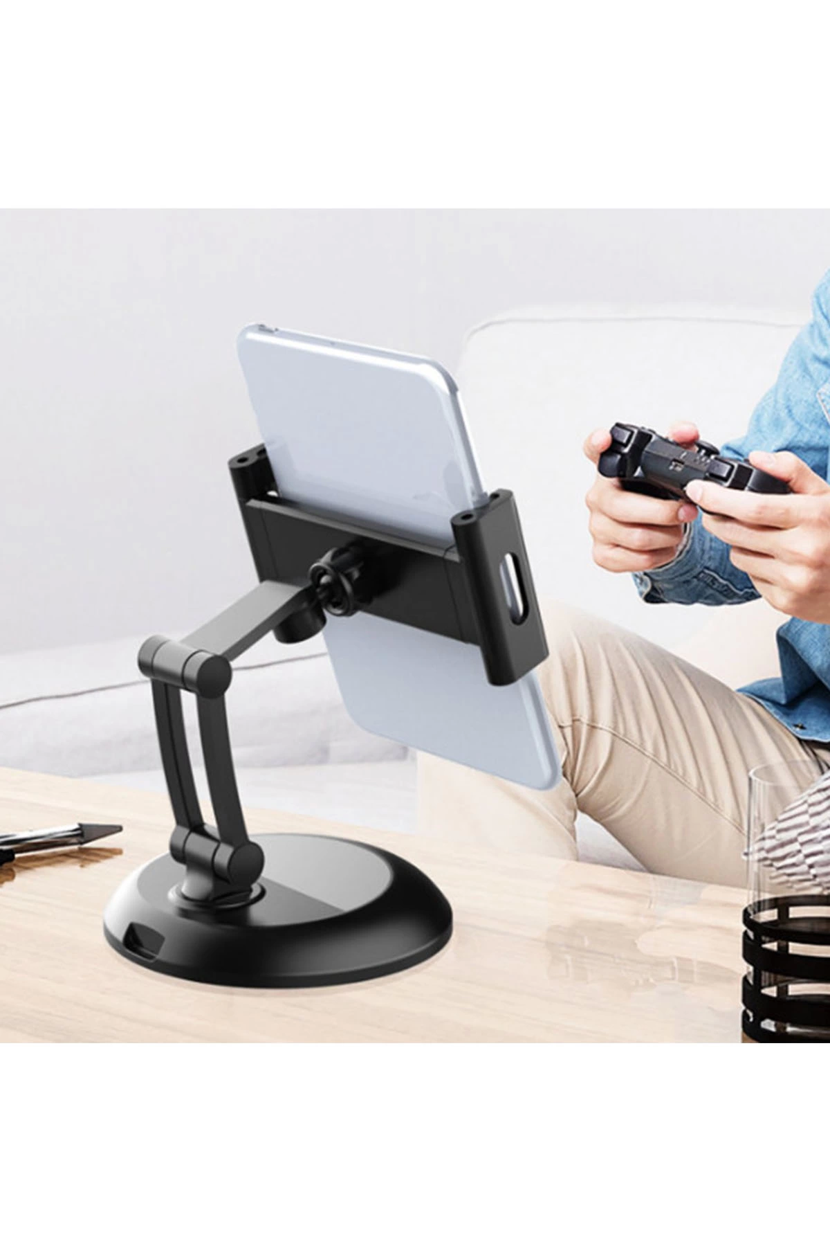 Masa Üstü 360 Derece Ayarlanabilir Tablet Tutucu Telefon Standı 6