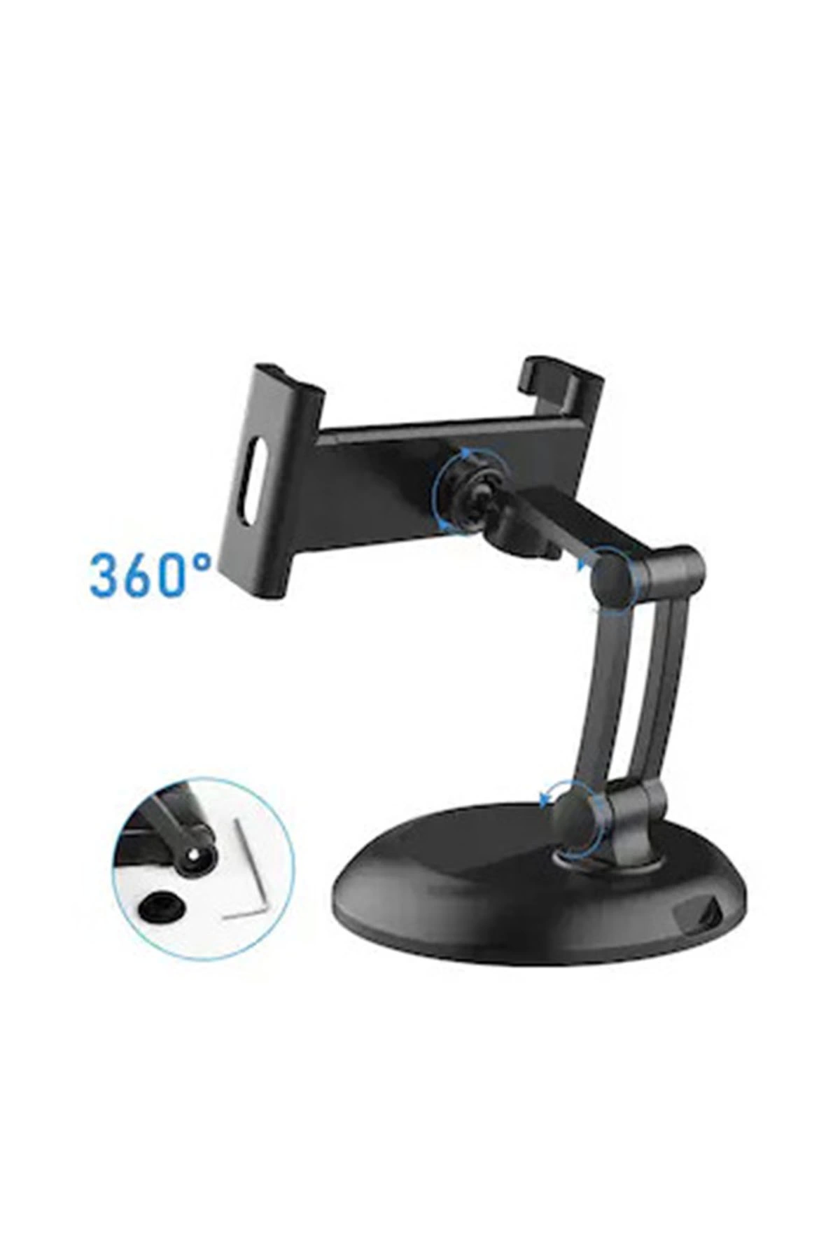 Masa Üstü 360 Derece Ayarlanabilir Tablet Tutucu Telefon Standı 6