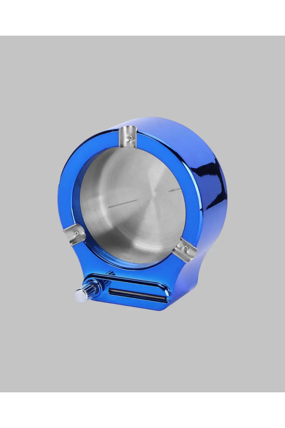 Masa Üstü Çakmaklı Küllük Paslanmaz Metal Gövde