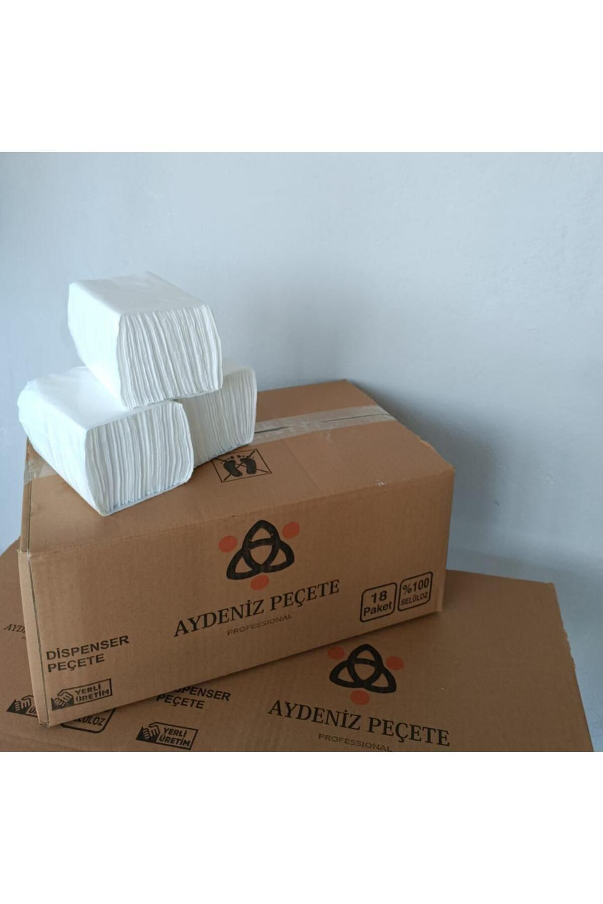 Aydeniz Peçete Professional Masa Üstü Dispenser Peçete 18 Pkt 100 Lü 1800 Ad. Dikkat Z Kat Havlu Peçete Değildir