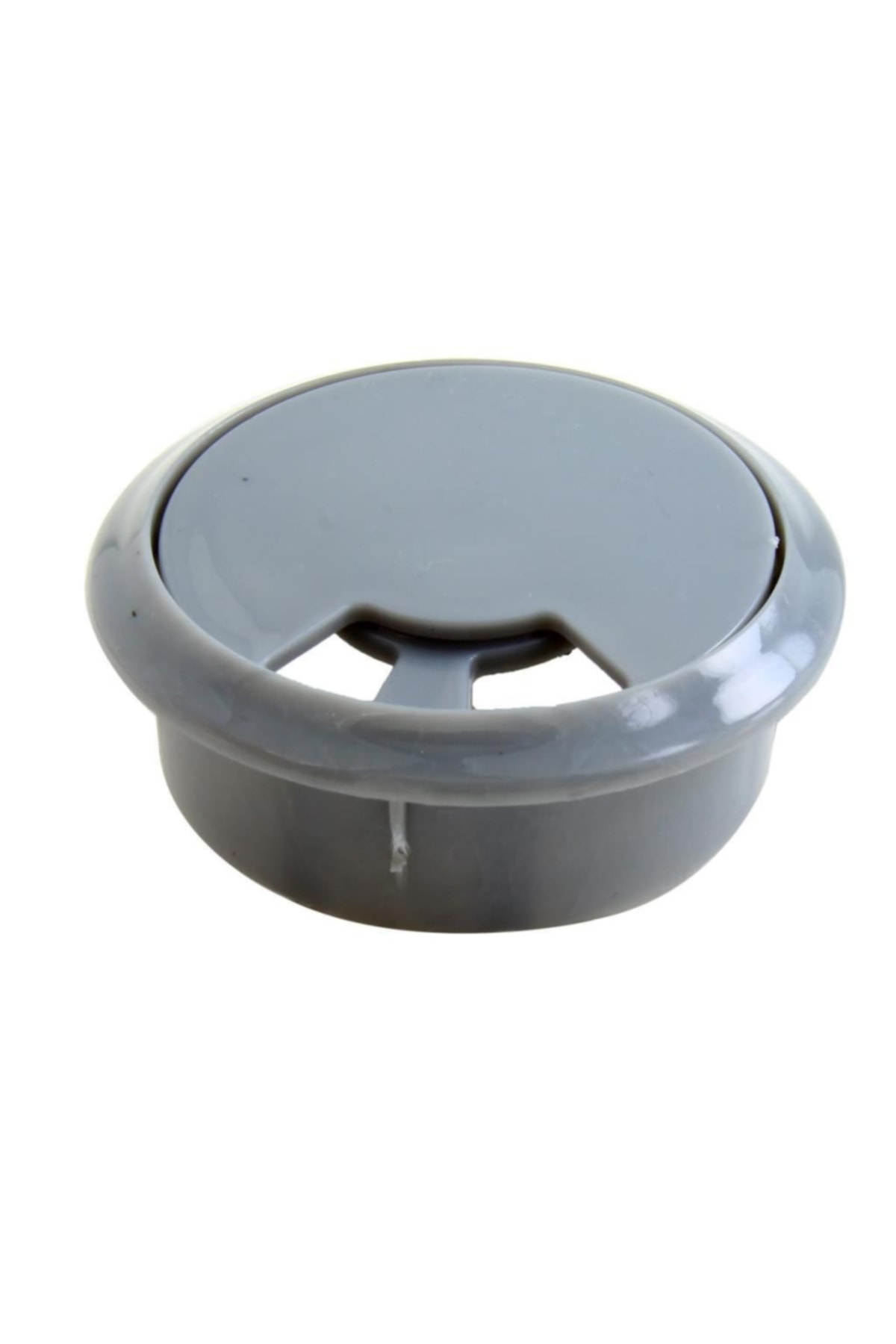 Masa Üstü Kablo Kanalı Deliği Kapağı 6 Cm Gri