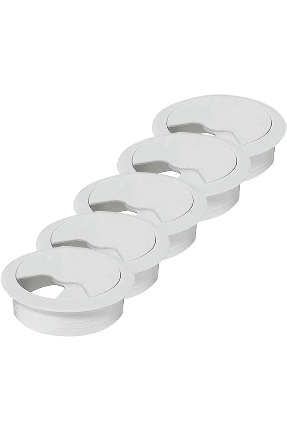 Masa Üstü Kablo Kanalı Deliği Kapağı KİRLİ BEYAZ Masa Kapağı 6 cm 10 AD Masa Üstü Kablo Kanalı Deliği Kapağı KİRLİ BEYAZ Masa Kapağı 6 cm 10 AD