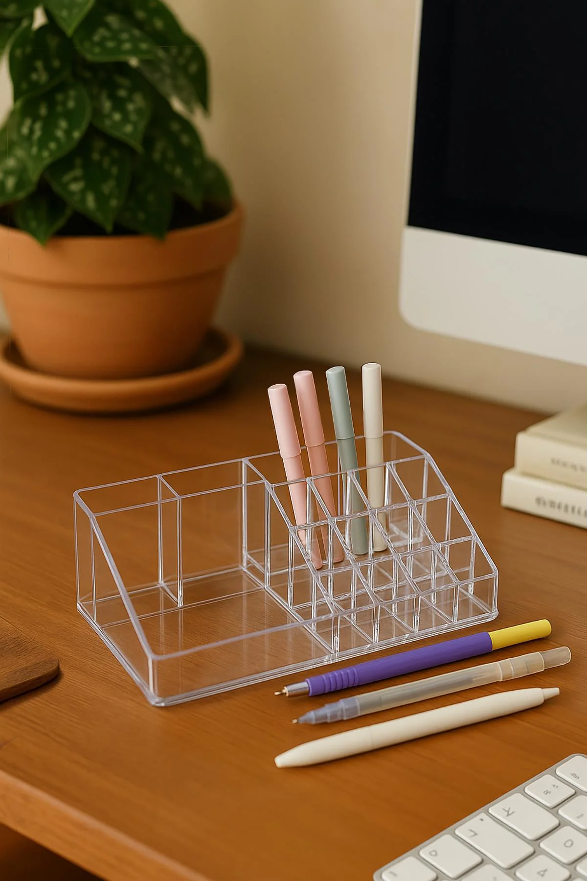 Masa Üstü Kalem Düzenleyici Kalemlik 22 cm Masa Üstü Kalem Düzenleyici Kalemlik 22 cm