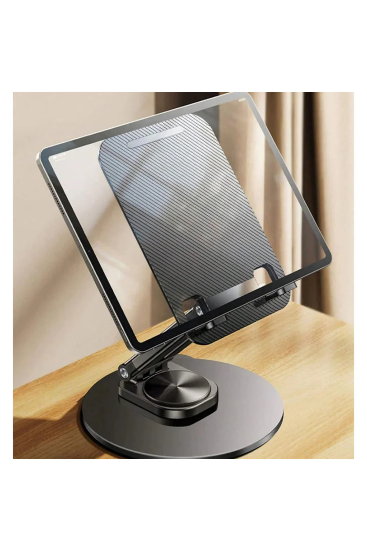 Masa Üstü Metal Tablet Tutucu - 360° Dönebilen Başlık