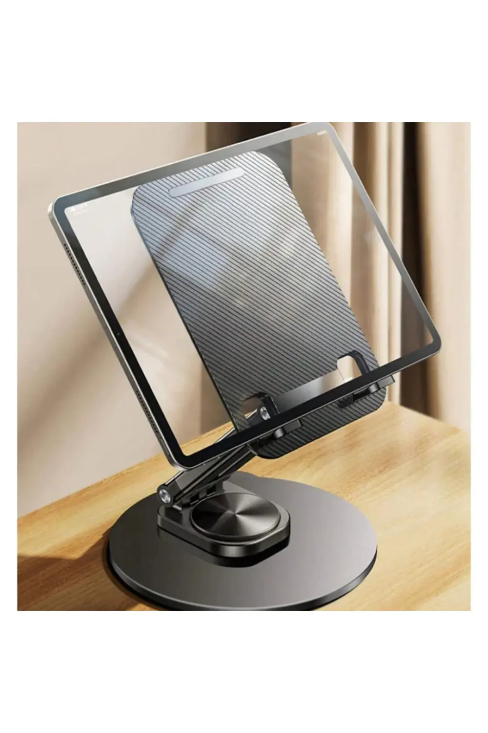 Masa Üstü Metal Tablet Tutucu - 360° Dönebilen Başlık