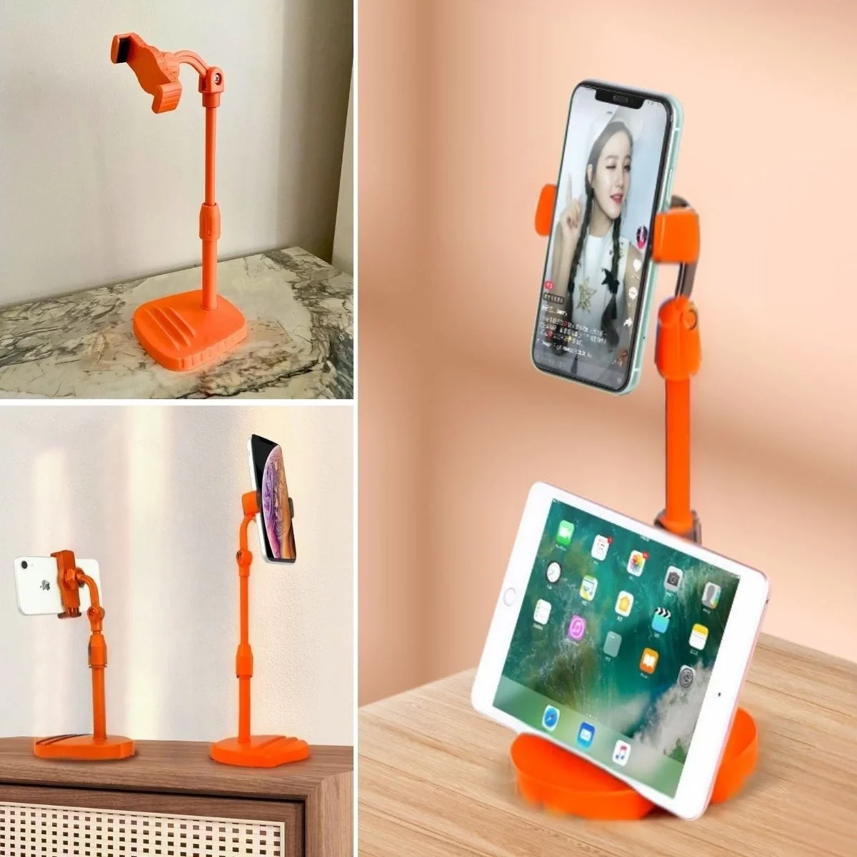 Masa Üstü Tablet ve Telefon Tutucu Plastik Aparat Turuncu Telefon Standı Fiyatı, Yorumları ve Özellikleri