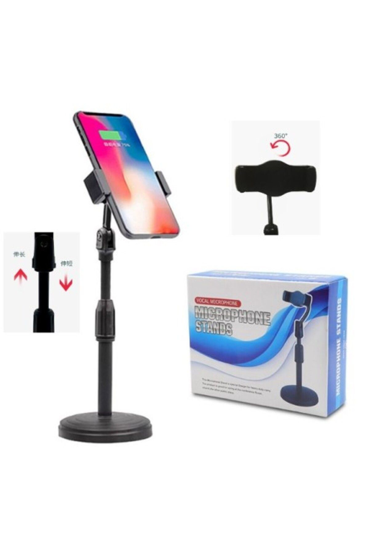 Nice Shop Masa Üstü Teleskobik Telefon Tutucu