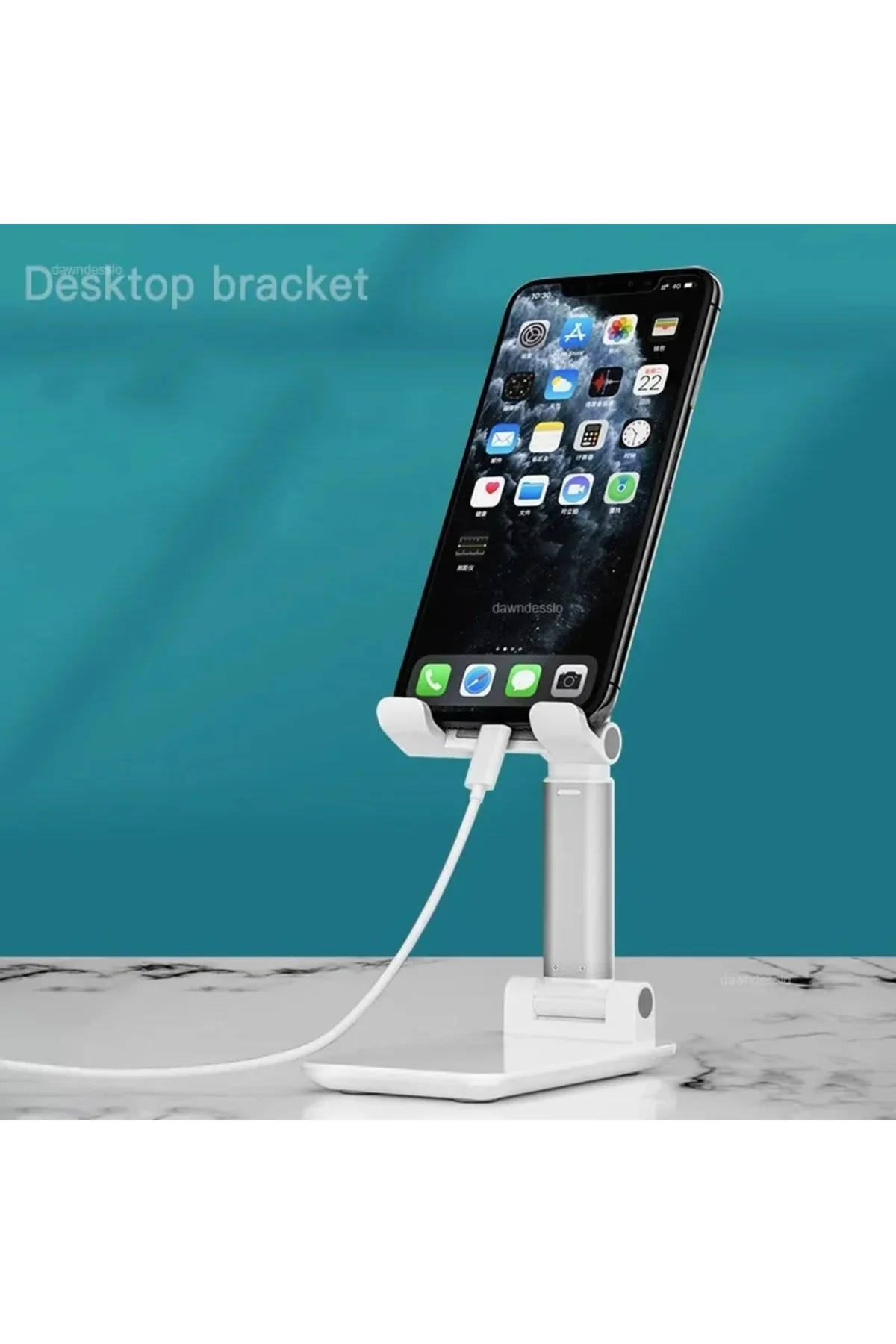 Masa Üstü Uzunluk Ayarlanabilir Akıllı Telefon Ve Tablet Tutucu 2 Kademeli Stand Masa Üstü Uzunluk Ayarlanabilir Akıllı Telefon Ve Tablet Tutucu 2 Kademeli Stand