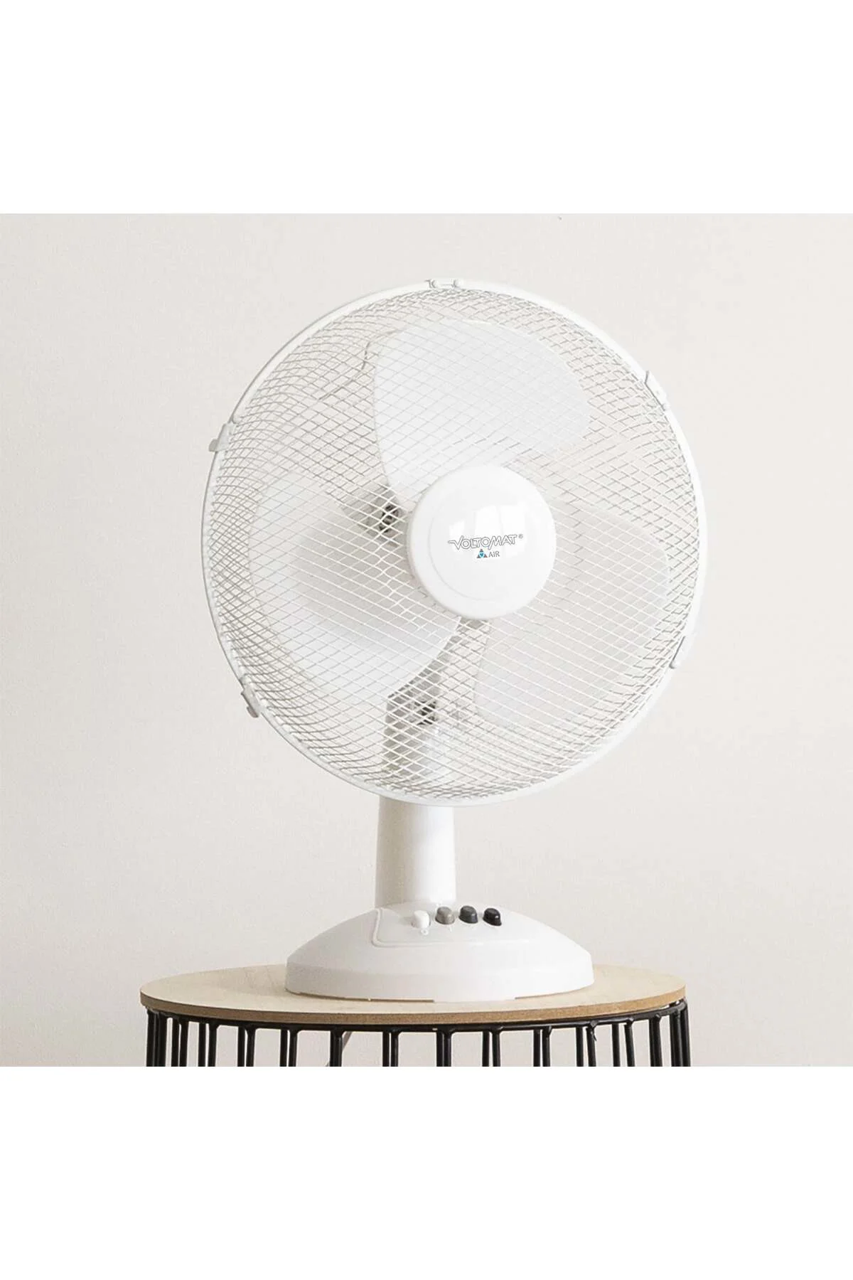Masa Üstü Vantilatör 40W Beyaz 30 cm