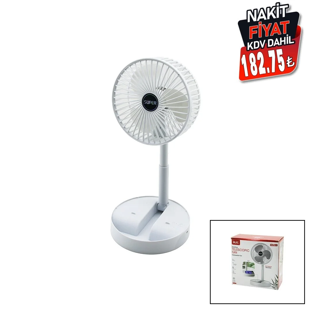 Masa Üstü Vantilatör Usb Şarjlı Katlanır Fan=16.4cm - Uzayan Ayak=12.5-19cm 180 Derece Dönebilen Telefonluklu Bwfn-11 Bx40 Fiyatı, Yorumları ve Özellikleri
