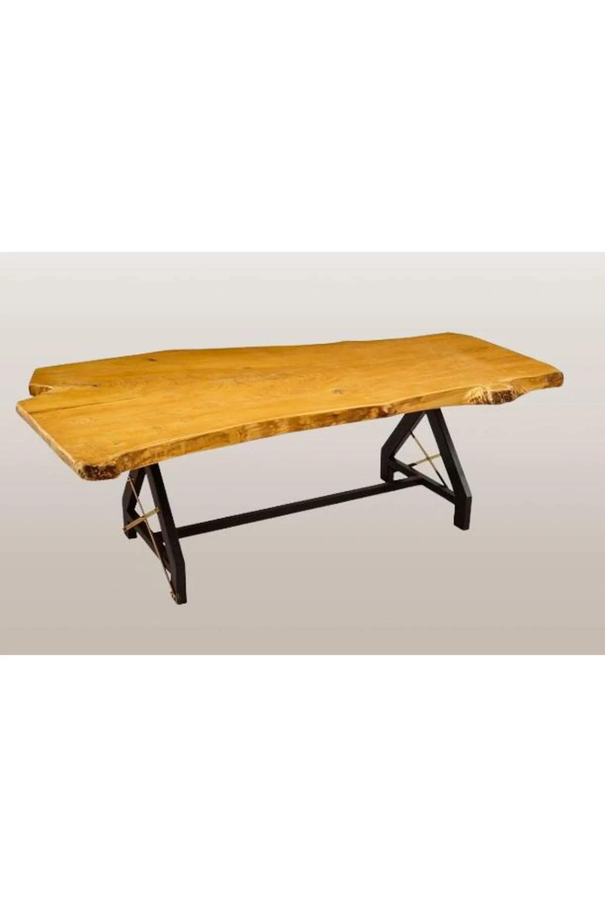 Masa Zus2310 Model 90506 Naturel Doğal Kenar Kütük Masa Profil Metal Ayk El Yapım Masa Zus2310 Model 90506 Naturel Doğal Kenar Kütük Masa Profil Metal Ayk El Yapım - Görsel 2