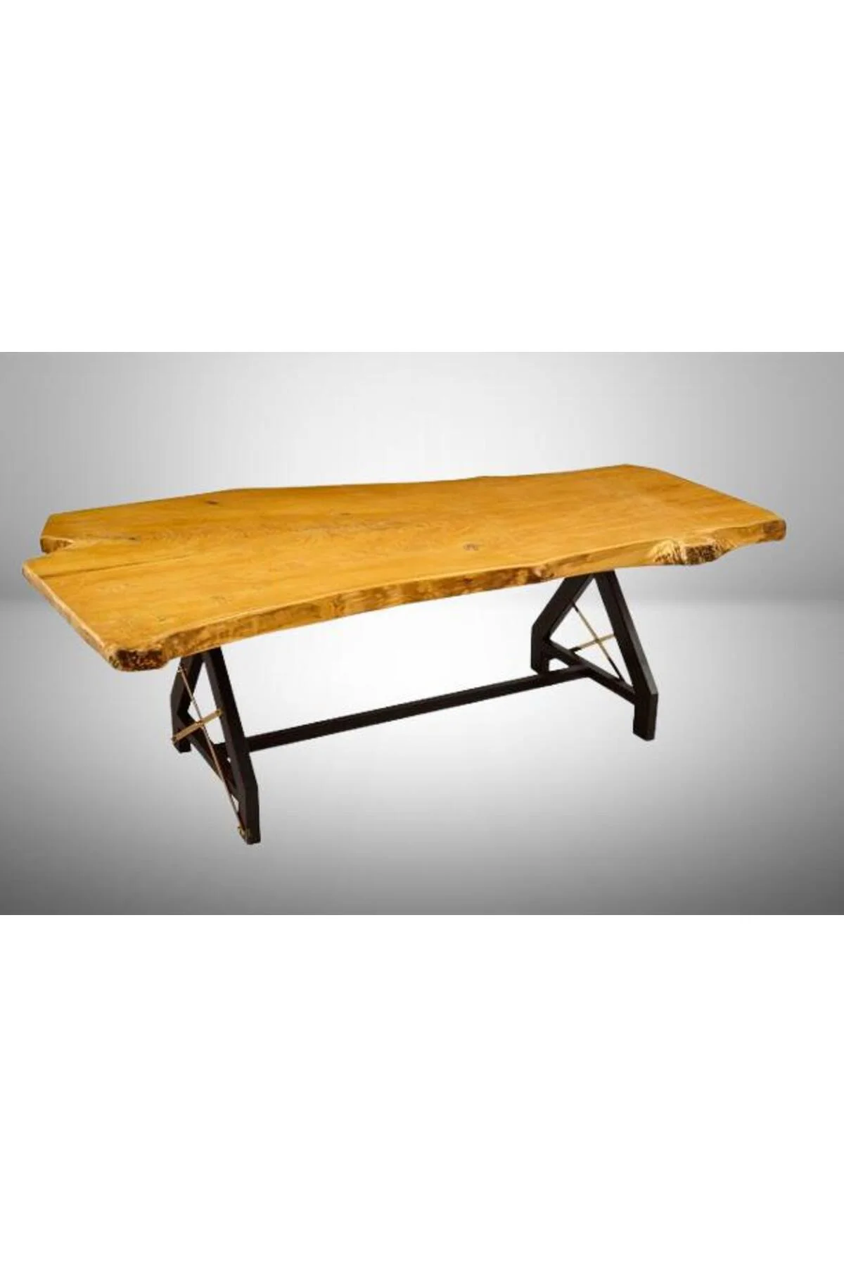 Masa Zus2310 Model 90506 Naturel Doğal Kenar Kütük Masa Profil Metal Ayk El Yapım Masa Zus2310 Model 90506 Naturel Doğal Kenar Kütük Masa Profil Metal Ayk El Yapım - Görsel 3