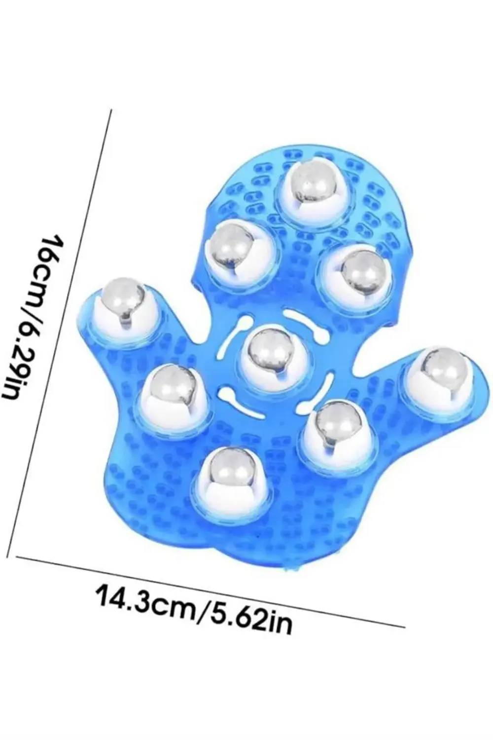 Masaj Aleti El Şeklinde Omuz Bacak Bilyeli Masaj Eldiveni El Şeki