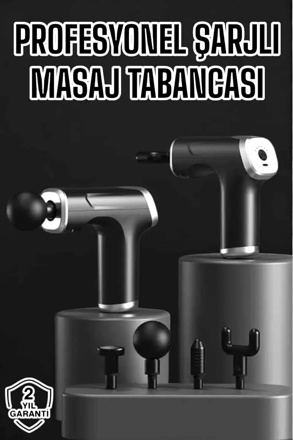 Masaj Aleti Masaj Tabancası Darbeli Şarjlı Kas Ve Vücut Ağrıları