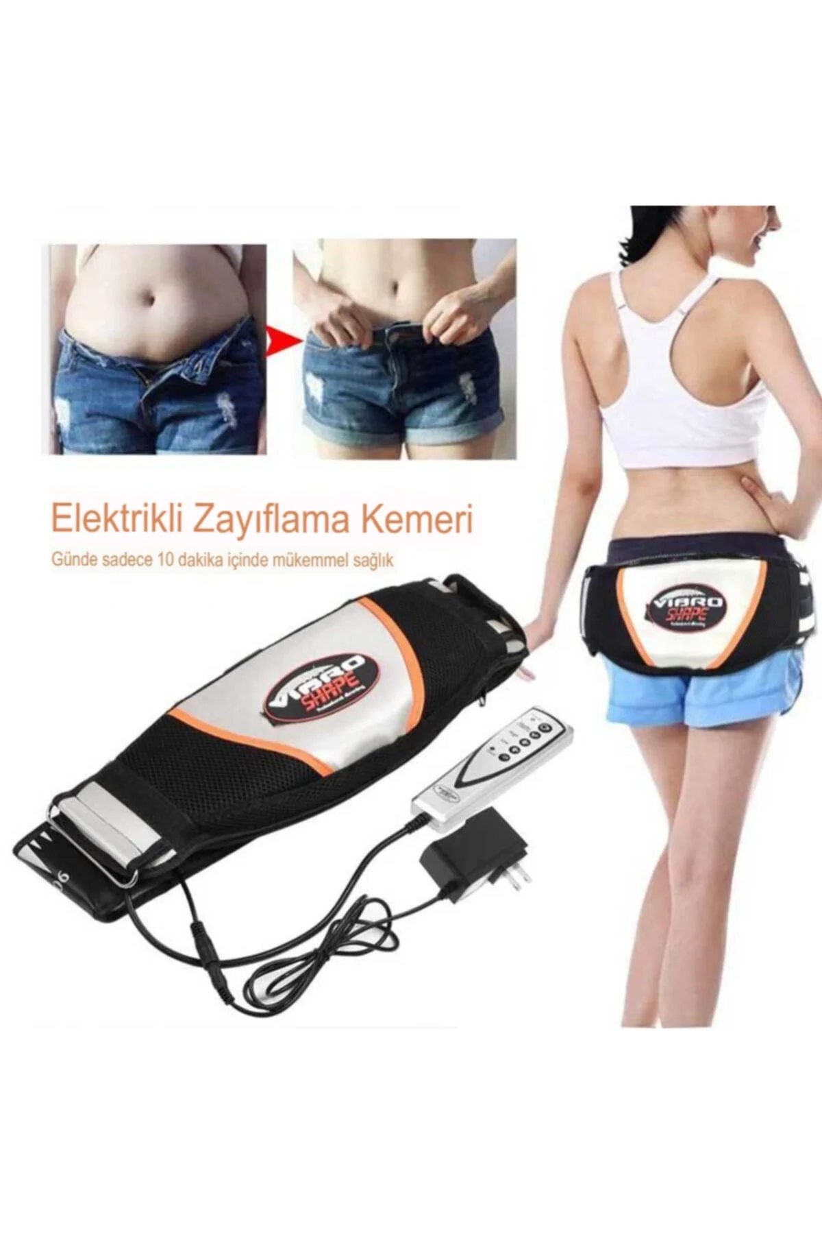 Masaj cihazı ısıtmalı titreşimli kemer ile vücut rahatlatıcı masaj deneyimi - Süpermarket