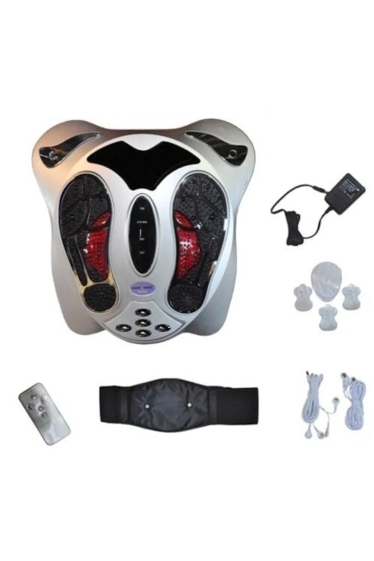 Masaj kemeri tens masaj cihazı vücut bel ayak bacak için gri renkli masaj aleti - Spor &amp; Outdoor