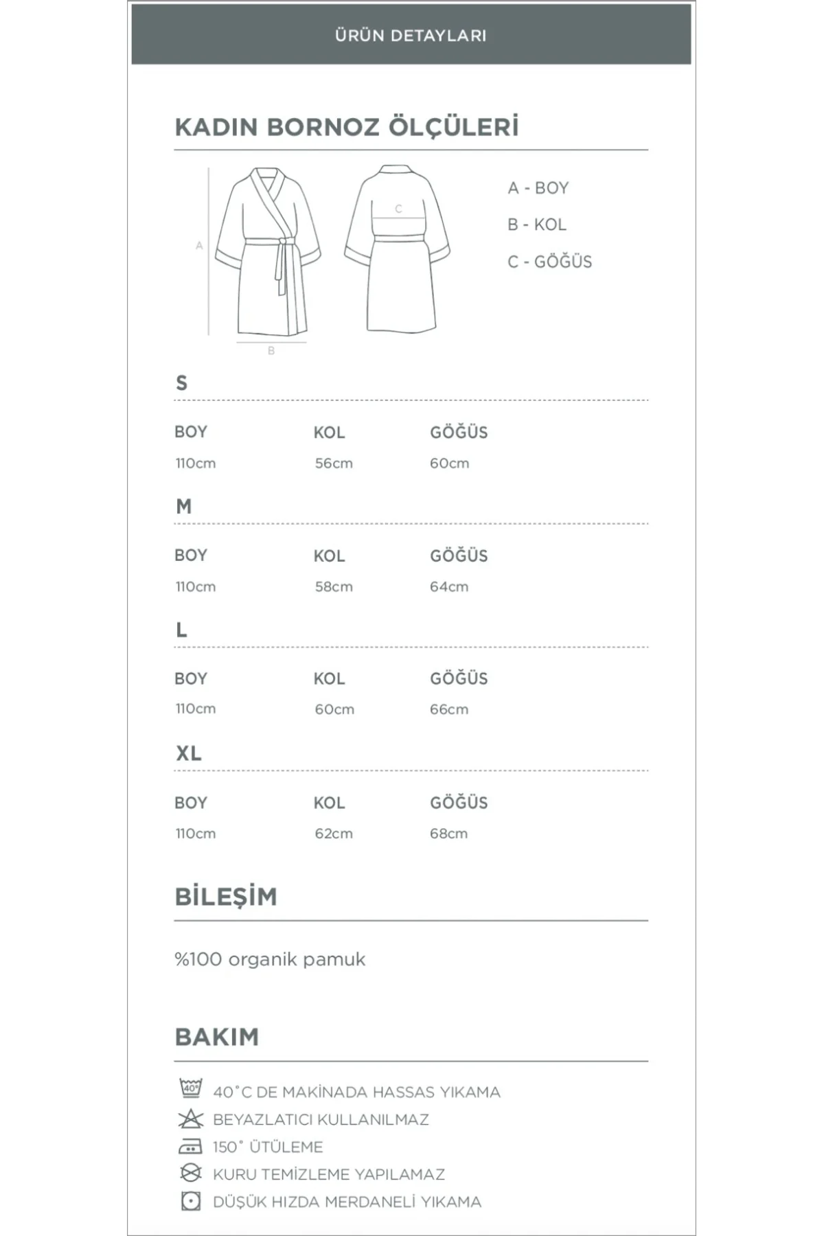 Masal Aile Bornoz Seti %100 Organik Pamuk Nakışlı Bej/Yeşil - M/L