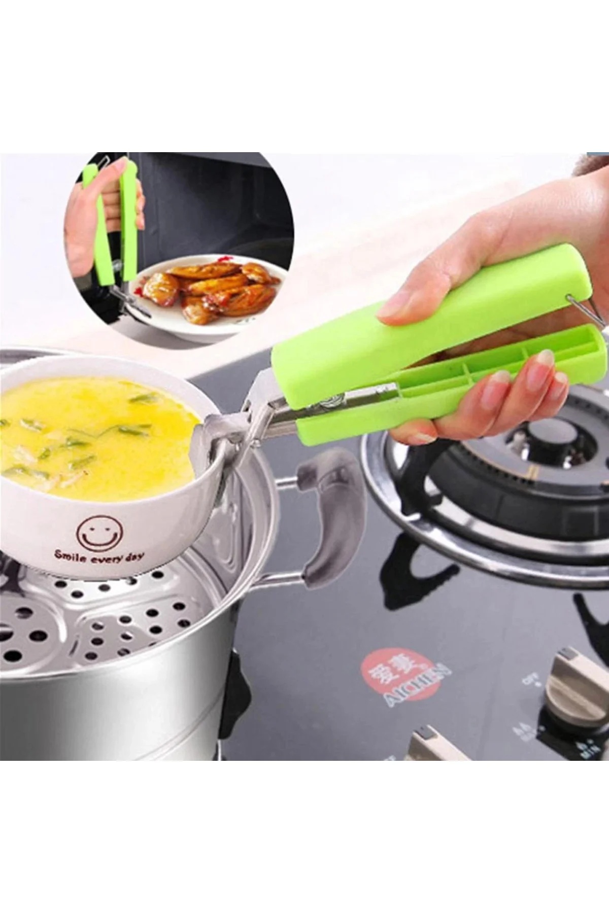 Maşalı Tepsi Tava Tencere Tutacağı - Kaymaz Kulp Ve Dayanıklı Tav