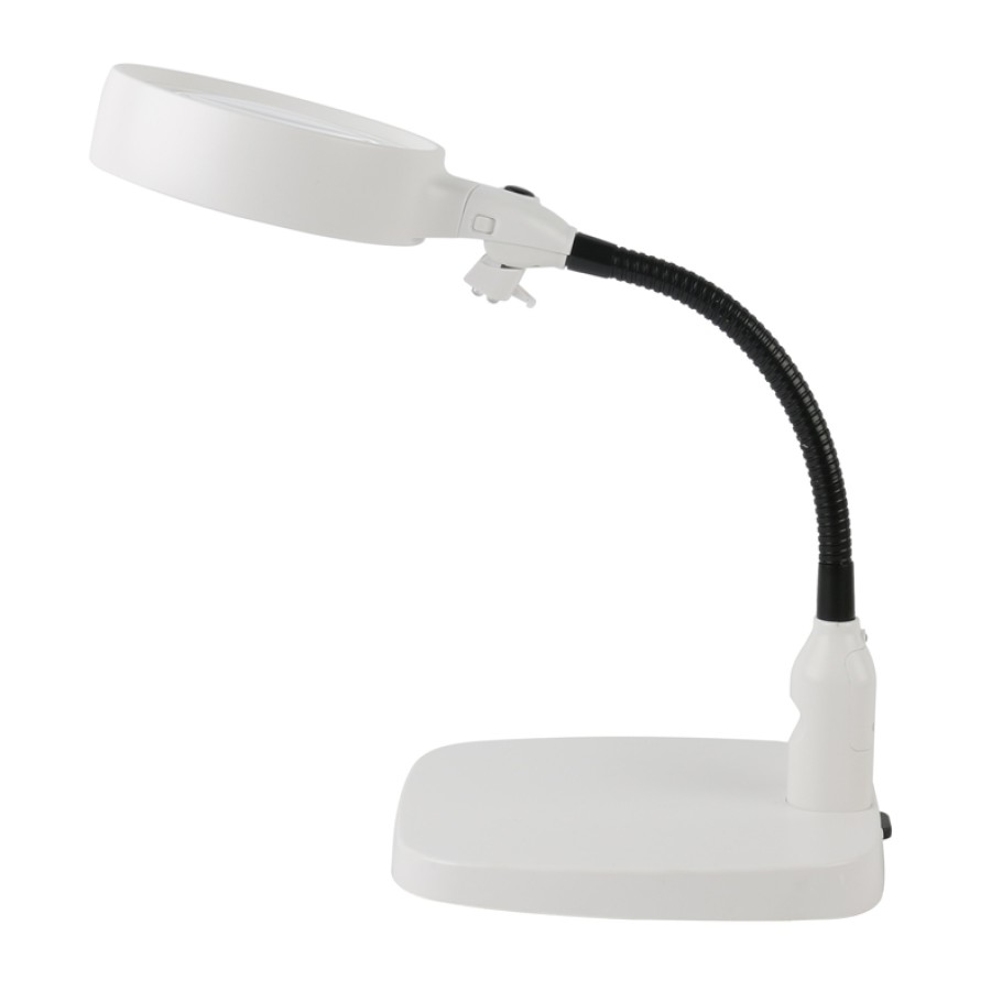 Masaüstü 10X Led Işıklı Büyüteç Okuma El Sanatları Onarım Büyüteç
