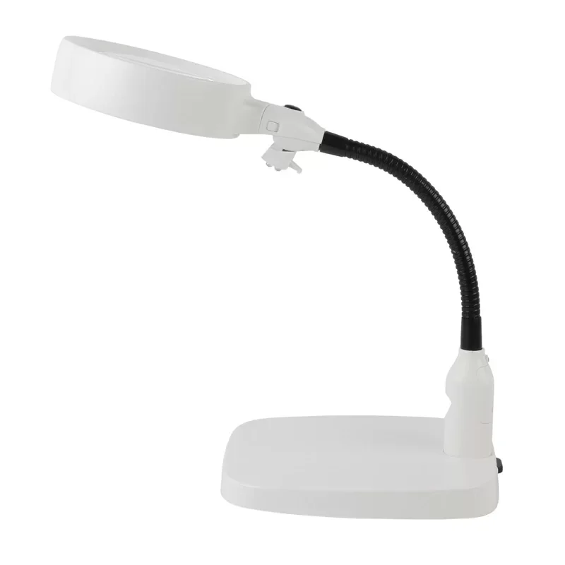 -Masaüstü 10X Led Işıklı Büyüteç Okuma El Sanatları Onarım Büyüte