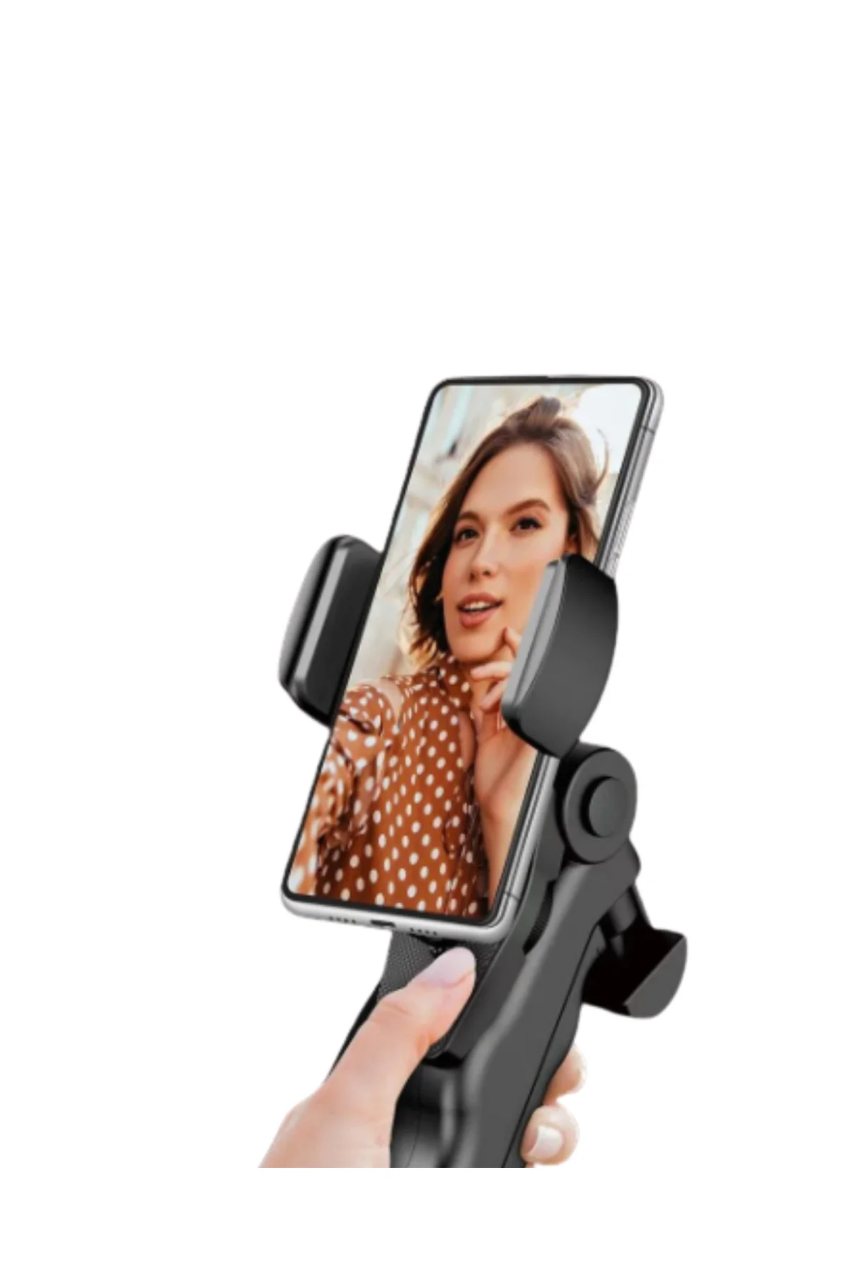 Masaüstü Telefon Tripodu Katlanabilir Telefon Tutucu Video Çekim 
