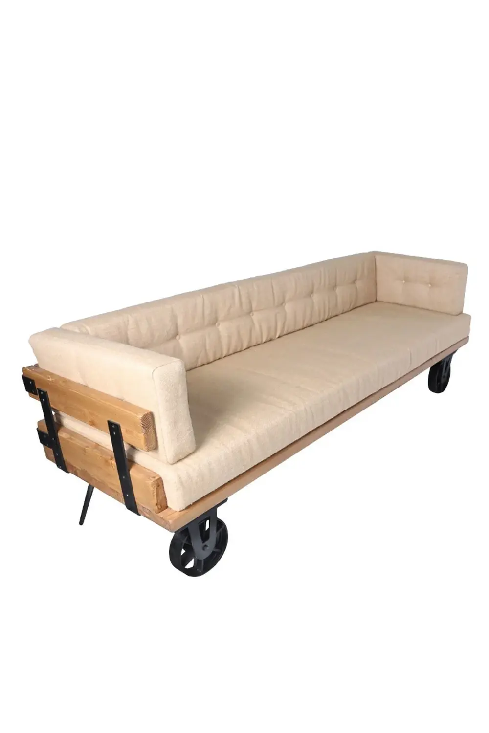 Nt Concept Masif Ağaç Üçlü Koltuk