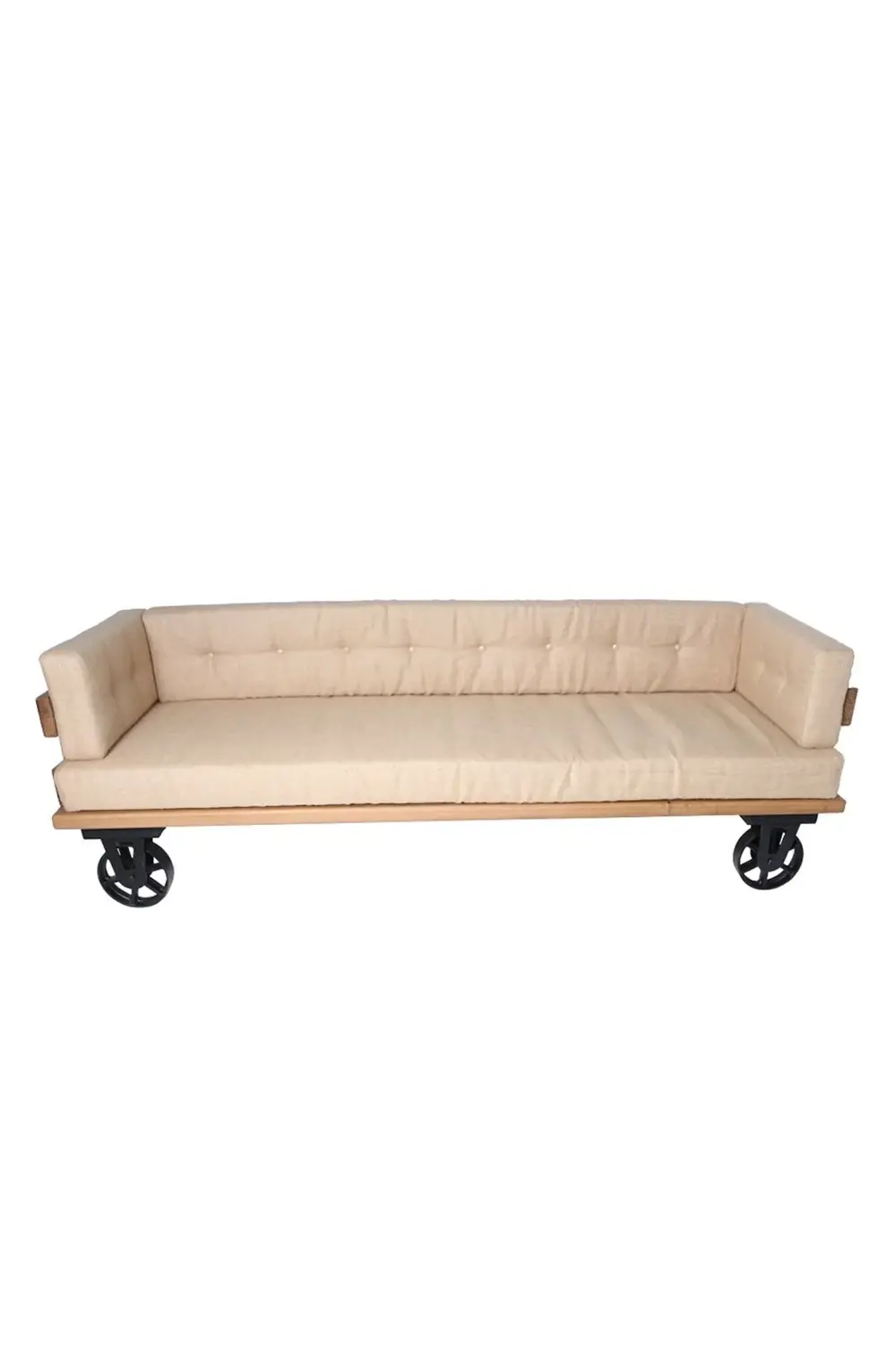 Nt Concept Masif Ağaç Üçlü Koltuk