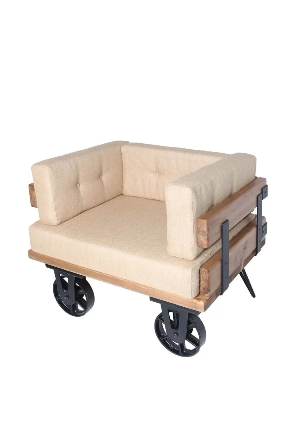 Nt Concept Masif Tekli Koltuk - Döşemeli