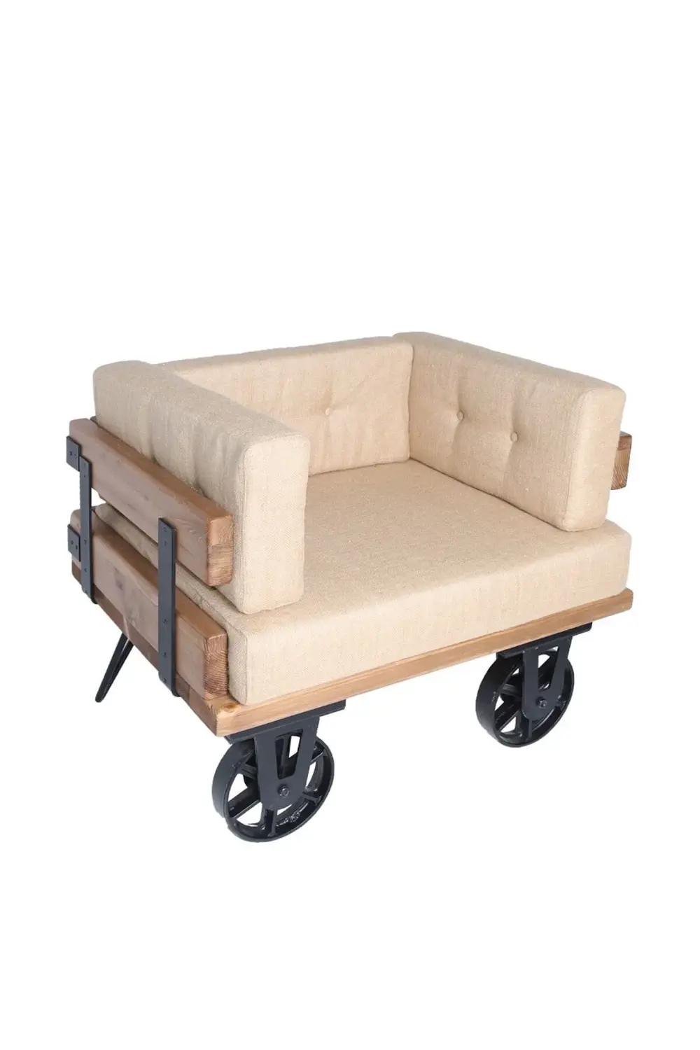 Nt Concept Masif Tekli Koltuk - Döşemeli