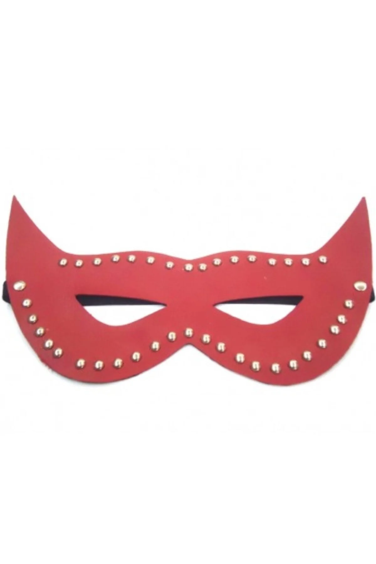 Maske Kırmızı Gümüş Nokta Baskılı Maske Kırmızı Gümüş Nokta Baskılı
