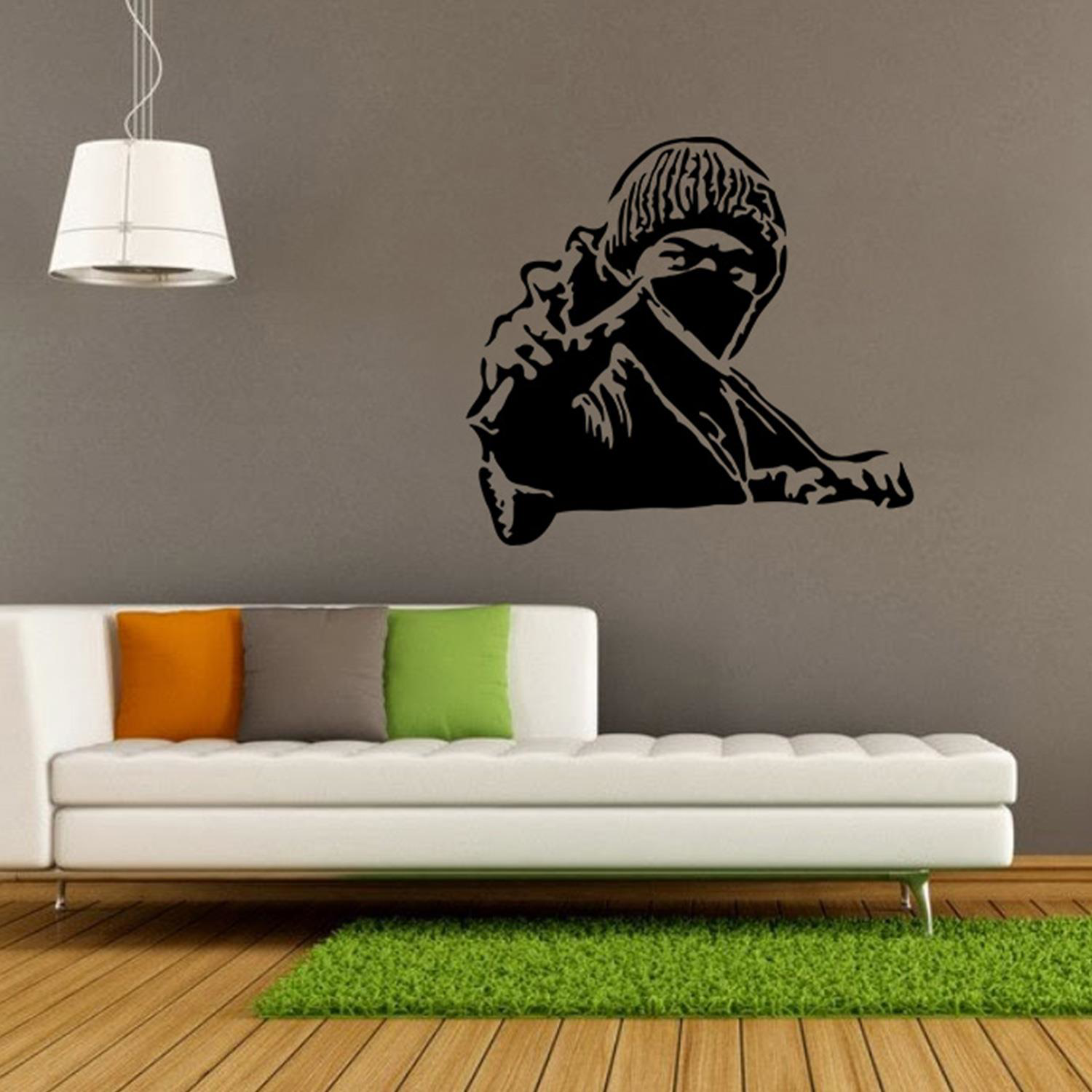 MASKELİ ADAM FOLYO STİCKER