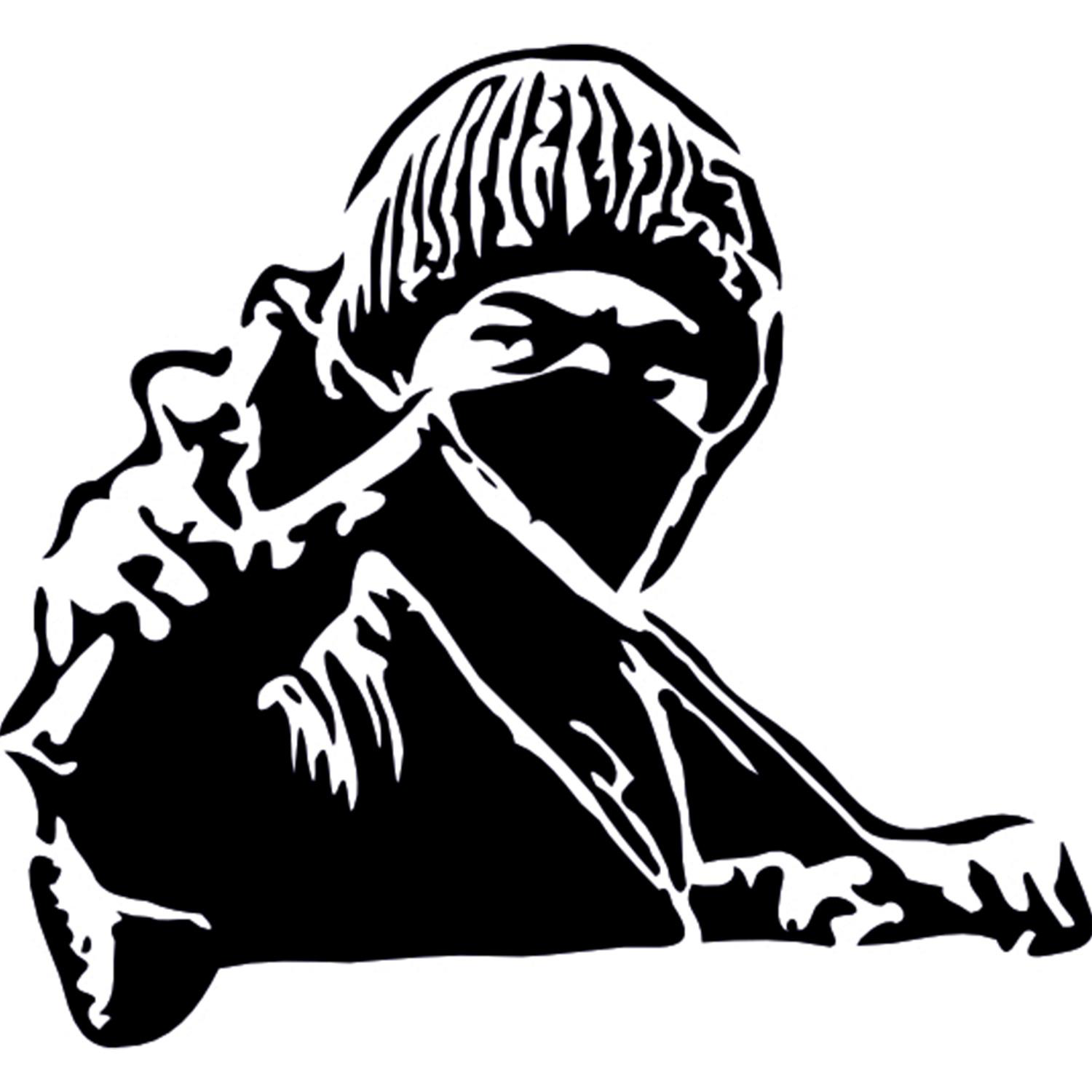 MASKELİ ADAM FOLYO STİCKER