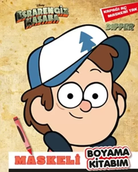 Maskeli Boyama Kitabım Dipper - Esrarengiz Kasaba Fiyatı, Yorumları ve Özellikleri
