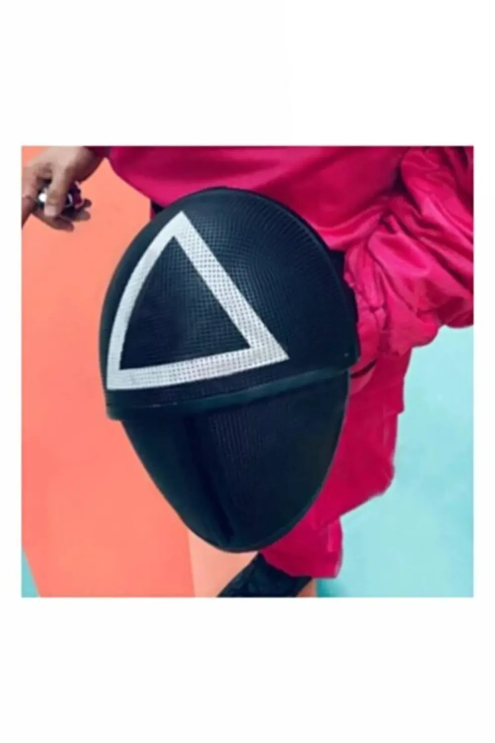 Maskesi Orjinal Boy - Oyuncu Yüz Maskesi Parti Maskesi Üçgen