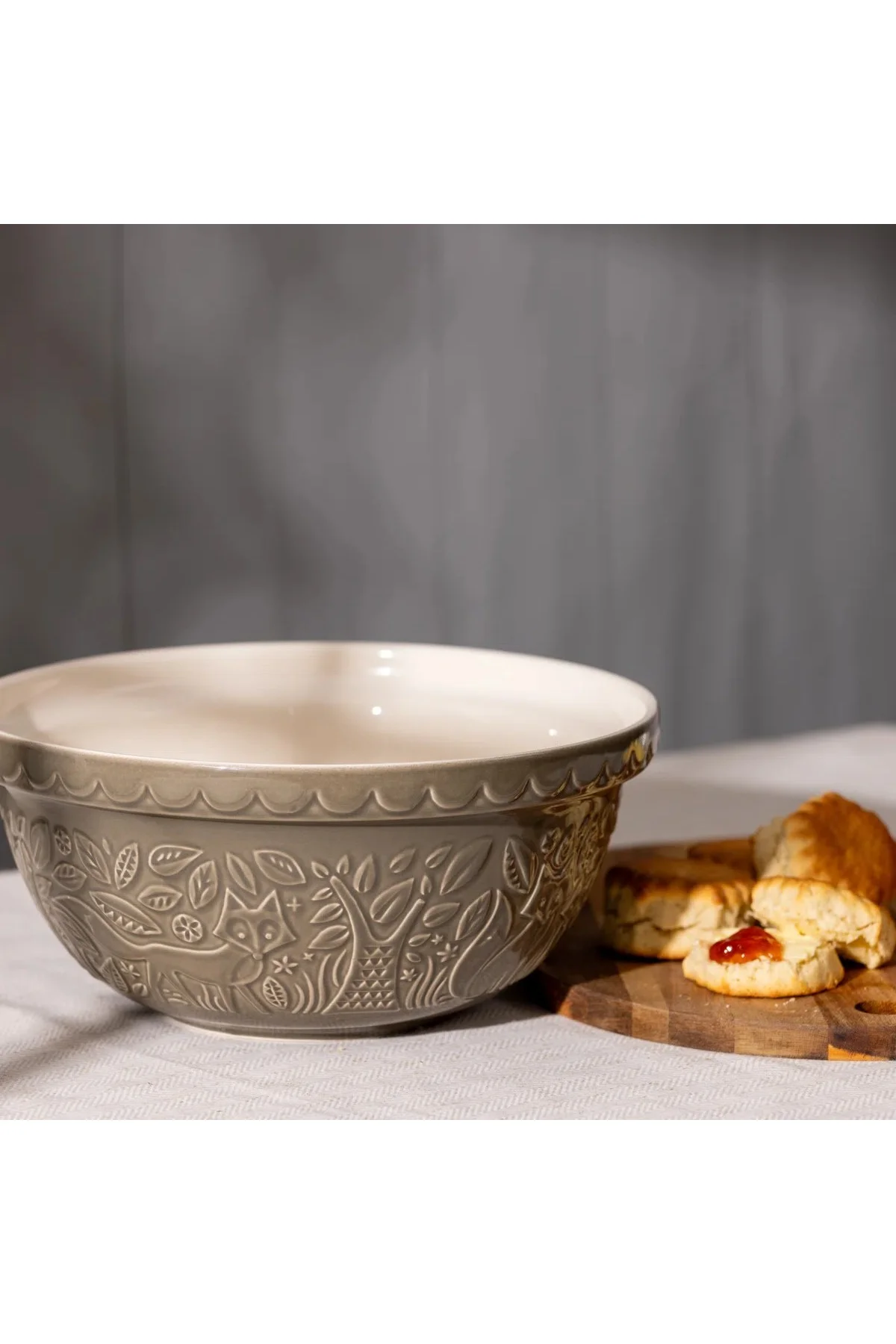 Mason Cash In The Forest Gri 29cm Fox Mixing Bowl (Karıştırma Kas