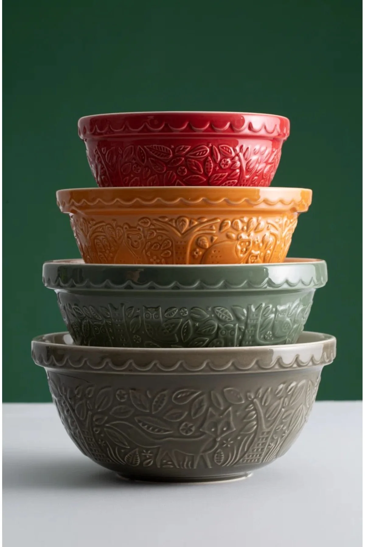 Mason Cash In The Forest Gri 29cm Fox Mixing Bowl (Karıştırma Kas