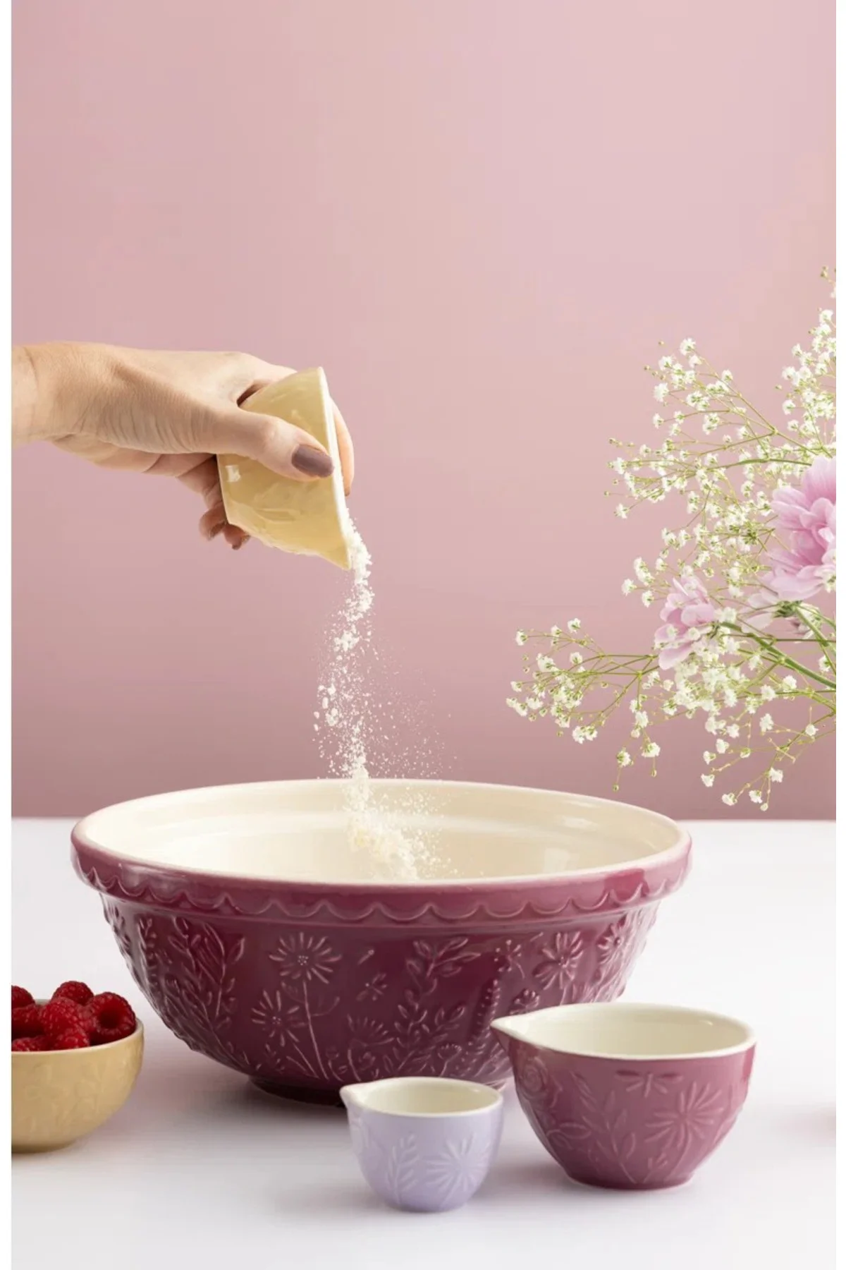 Mason Cash In The Meadow S18 Daisy Mixing Bowl 26 Cm Gül Kurusu Karıştırma Kabı