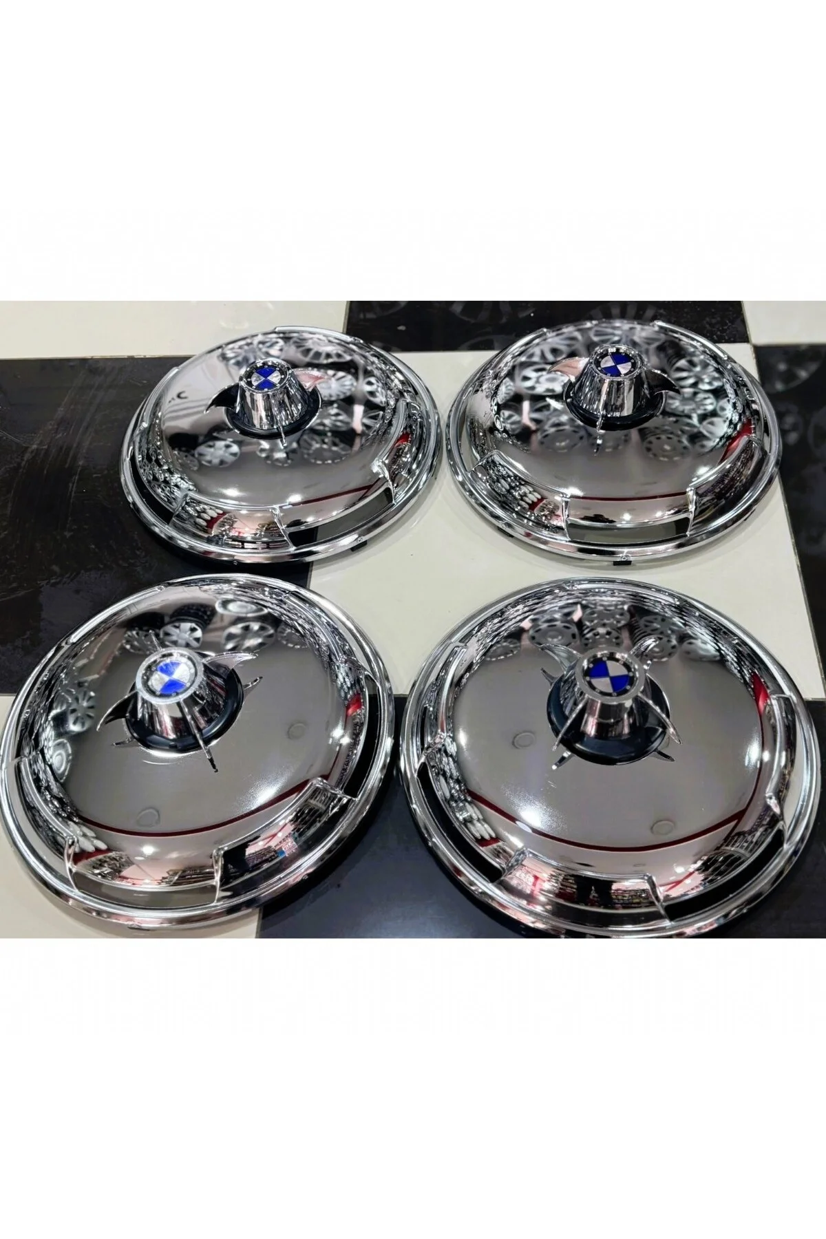 MASTER-DUCATO-DALLİ-JUMPER 16'' İNÇ PASLANMAZ KROM JANT KAPAĞI 4 ADET (MUSTANG .F.)