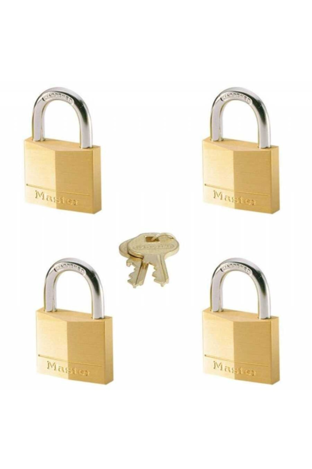 Master Lock 150 EURD 50 mm Pirinç Asma Kilit 150 Masif Pirinç Asm