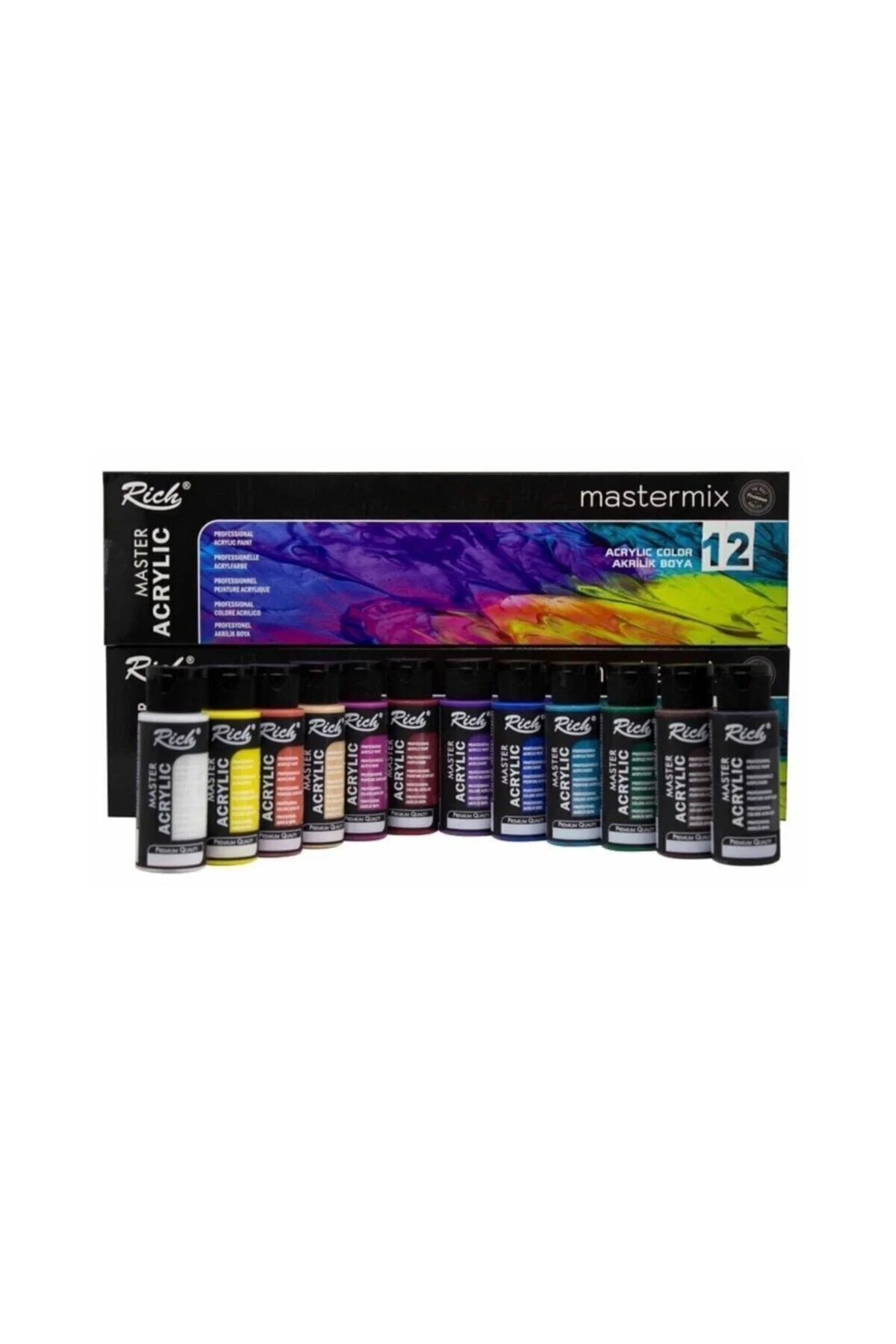 Master-mix 60cc Akrilik Set 12li -11407