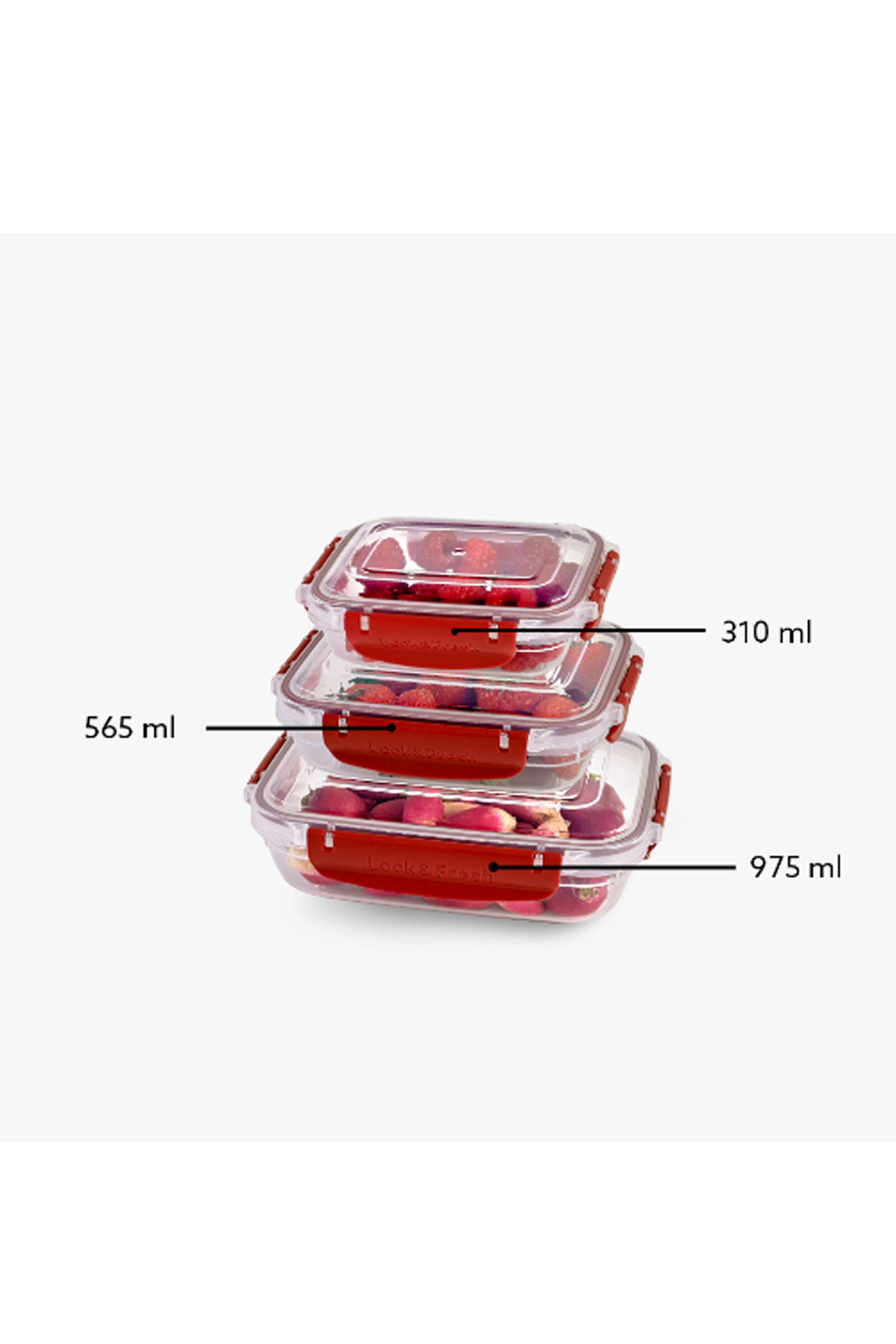 Master Seal Dikdörtgen Saklama Kabı Seti 3 Parça(310,565,975 ml) Master Seal Dikdörtgen Saklama Kabı Seti 3 Parça(310,565,975 ml)