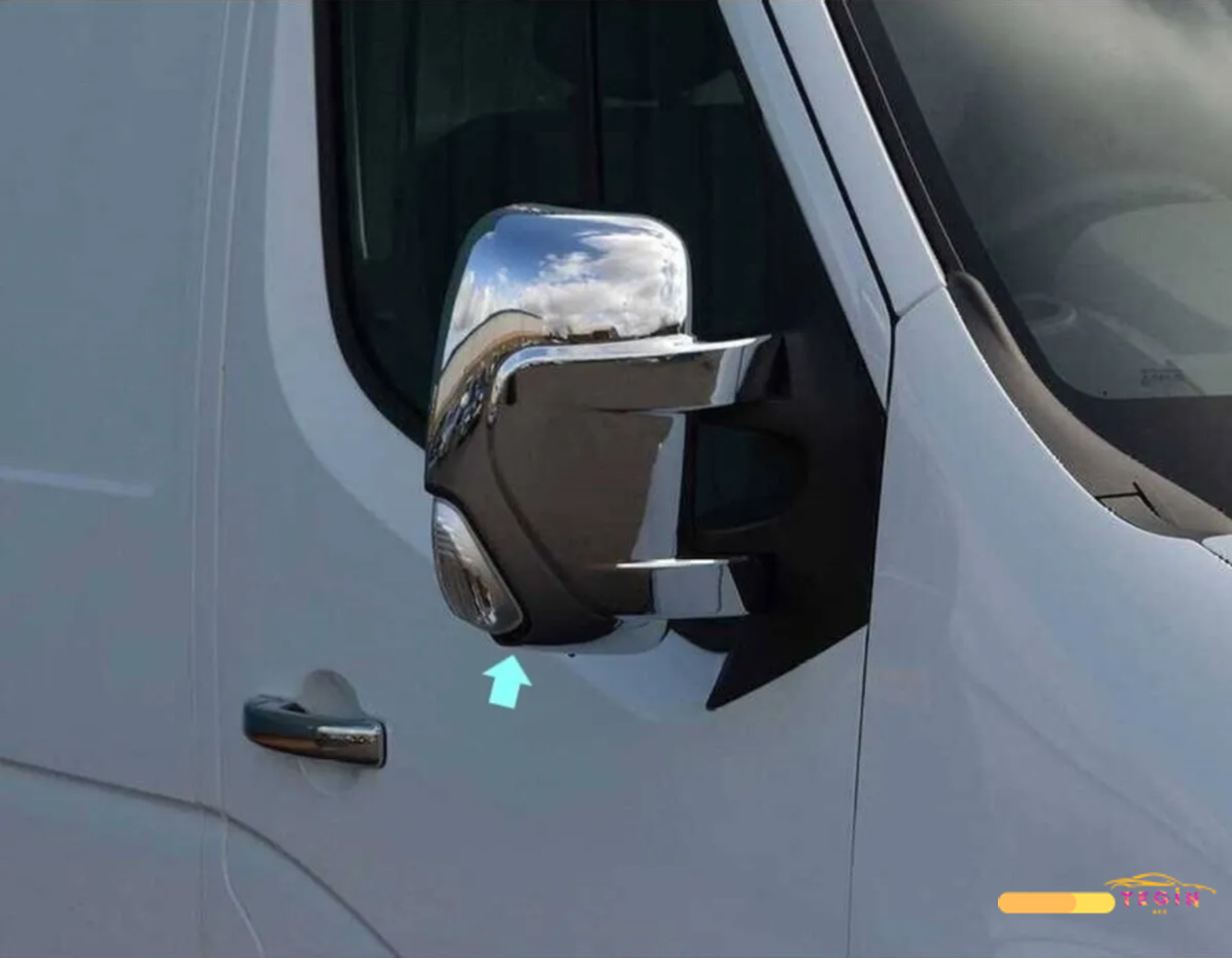 Master VAN 2010 Sonrası Ayna Kapağı 2 Parça Abs Krom