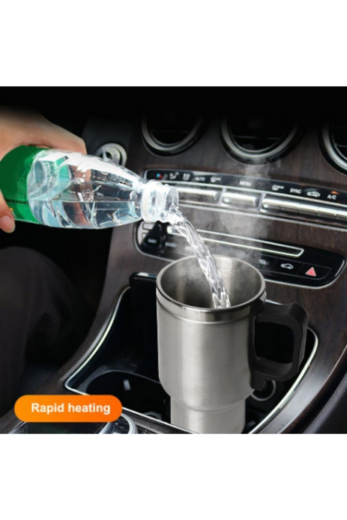 Mastercar Pratik Araç Içi Su Isıtıcı Kupa Bardak