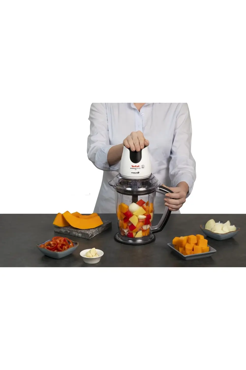 Tefal Masterchop Powelix Maxi 4 Bıçaklı 500 Watt Doğrayıcı Rondo - Beya