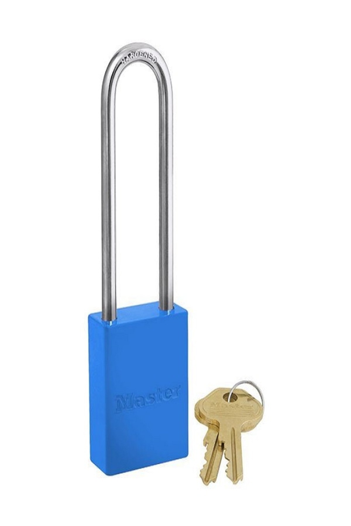 Masterlock 6835LTBLU Toz Boyalı Şap 40mm Geniş Gövde