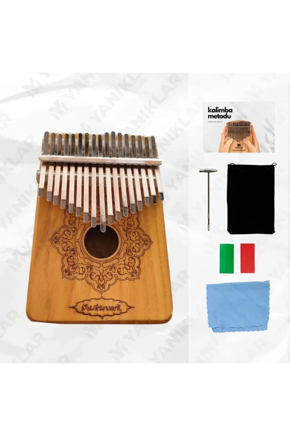 Masterwork 17 Tuşlu Kalimba Çekiç Ve Kılıf Kalimba Metodu