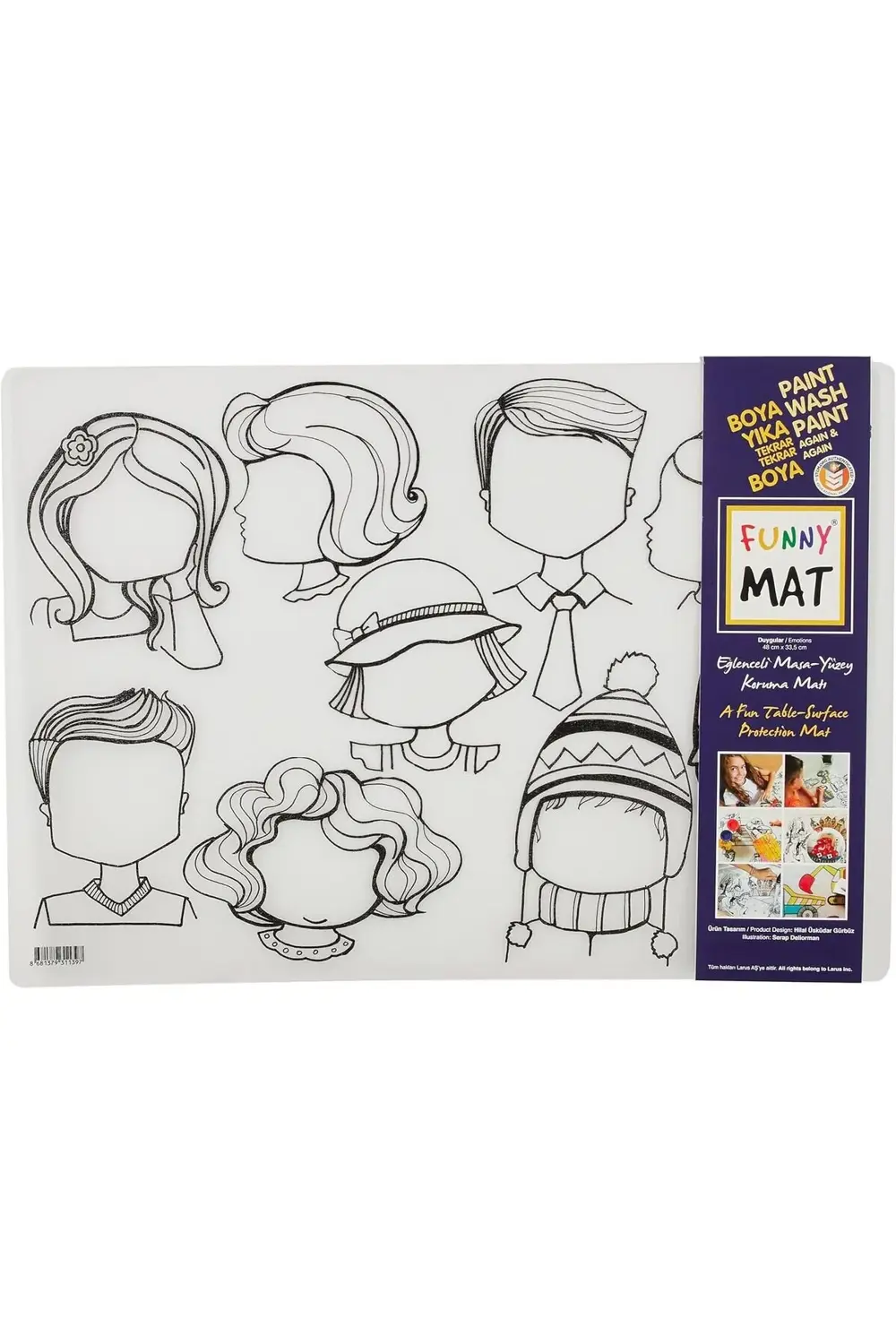 Mat 4 Lü Set 3 (Prenses, Balerin,, Duygular) 1157054